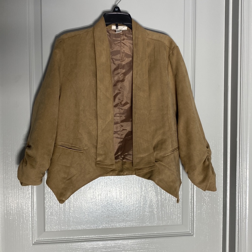 Tan blazer size M